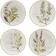 Certified International Fresh Herbs Salad Dish 4pcs