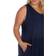 White Mark Scoop Neck Tiered Midi Dress - Navy