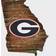 Fan Creations Georgia Bulldogs Distressed State with Logo Sign Board