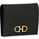 Ferragamo Gancini Compact Wallet - Black