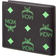 MCM Splash Visetos Leather Bifold Wallet - Green/Summer Green