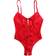 Hanky Panky Signature Lace Open Teddy Bodysuit - Red