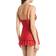 OH LÀ LÀ CHÉRI Valentine Soft Cup Babydoll Chemise & G-String Thong - Red