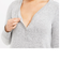 Motherhood Henley Hacci Maternity and Nursing Sleep Top Grey Marl (90302-06)