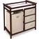 Badger Basket Modern Baby Changing Table with Hamper & 3 Baskets