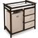 Badger Basket Modern Baby Changing Table with Hamper & 3 Baskets