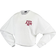 Spirit Jersey Women's Texas A M Aggies Raw Hem Cropped Long Sleeve T-shirt - White