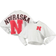 Spirit Jersey Women's Nebraska Huskers Raw Hem Cropped Long Sleeve T-shirt - White