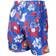 Wes & Willy Kansas Jayhawks Floral Volley Logo Swim Trunks - Royal