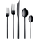 Mepra Due Oro Nero Cutlery Set 5pcs