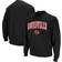 Colosseum Louisville Cardinals Arch Logo Crew Neck Sweatshirt - Black