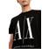 Armani Icon Logo Cotton Graphic T-shirt - Black