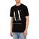 Armani Icon Logo Cotton Graphic T-shirt - Black