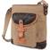 TSD Brand Tapa Two-Tone Canvas Crossbody - Brown