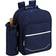 Picnic at Ascot Trellis 2-Person Picnic Backpack - Navy/White