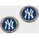 WinCraft New York Yankees Round Post Earrings W