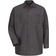 Red Kap Long-Sleeve Work Shirt - Charcoal