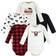 Hudson Baby Cotton Long-Sleeve Bodysuits 5-pack - Winter Moose ( 10118674)