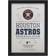 Open Road Brands Houston Astros Team Framed Wood Sign