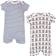 Hudson Baby Cotton Rompers 2-pack - French Dog (10116924)