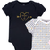 Hudson Short Sleeve Bodysuits 3-pack - Love Xoxo (10152959)