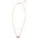 Adornia Sherbert Trio Ring Pendant Necklace - Gold/Multicolour