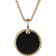 David Yurman Elements Disc Pendant - Gold/White/Onyx