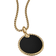 David Yurman Elements Disc Pendant - Gold/White/Onyx