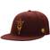 Top of the World Arizona State Sun Devils Team Color Fitted Hat Men - Maroon