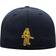 Top of the World West Virginia Mountaineers Team Color Fitted Hat Men - Navy