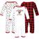 Hudson Baby Cotton Coveralls 3-pack - Christmoose (10115313)