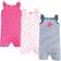 Hudson Baby Rompers 3-pack - Pink Strawberry (10116625)