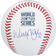 Fanatics Los Angeles Dodgers Walker Buehler Autographed 2020 MLB World Series Champions World Series Logo Baseball