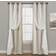 Lush Decor Sheer Window Curtains 96.52x160.02cm