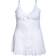 OH LÀ LÀ CHÉRI Valentine Soft Cup Babydoll Chemise & G-String Thong - White