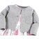 Hudson Dress, Cardigan, Shoe Set 3-Piece - Pink/Grey Floral ( 10153828)