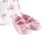 Hudson Dress, Cardigan, Shoe Set 3-Piece - Pink/Grey Floral ( 10153828)