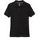 French Toast Girl's Short Sleeve Interlock Polo with Picot Collar - Black