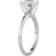 Charles & Colvard Moissanite Solitaire Ring - White Gold/Diamond