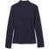 French Toast Girl's Long Sleeve Interlock Knit Polo with Picot Collar - Navy