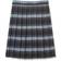 French Toast Girl's Plaid Pleated Skirt - Blue Gold Plaid