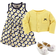 Hudson Dress, Cardigan, Shoes 3-Piece Set - Daisies (10155430)