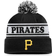 Fanatics Pittsburgh Pirates Sport Resort Cuffed Knit Hat with Pom Beanies