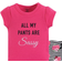 Little Treasures Bodysuit, Pant and Shoes 3-Piece Set - Sassy Pants (10171882)