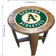 Imperial Oakland Athletics Oak Barrel Table