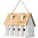 GlitzHome Oversized Distressed Cottage Birdhouse 14.25"