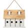 GlitzHome Oversized Distressed Cottage Birdhouse 14.25"