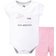 Little Treasures Bodysuit, Pant and Shoes 3-Piece Set - Princess