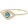 Adornia Evil Eye Ring - Gold/Turquoise/Transparent