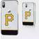 Strategic Printing Pittsburgh Pirates iPhone X/Xs Stripe Clear Case